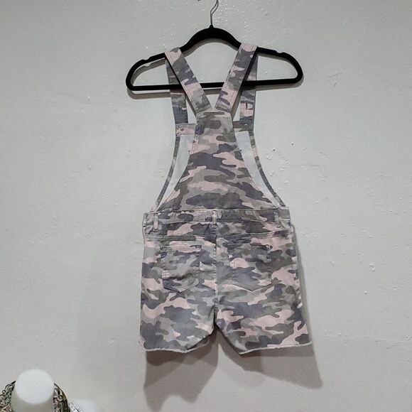 New The Childrens Place Girls Shortall in Pink Tinge Camo Size 14 - Picture 8 of 13